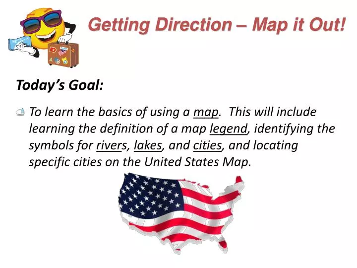 getting direction map it out