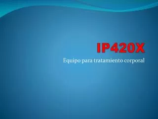 IP420X