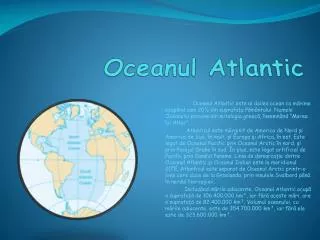 oceanul atlantic