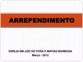 arrependimento