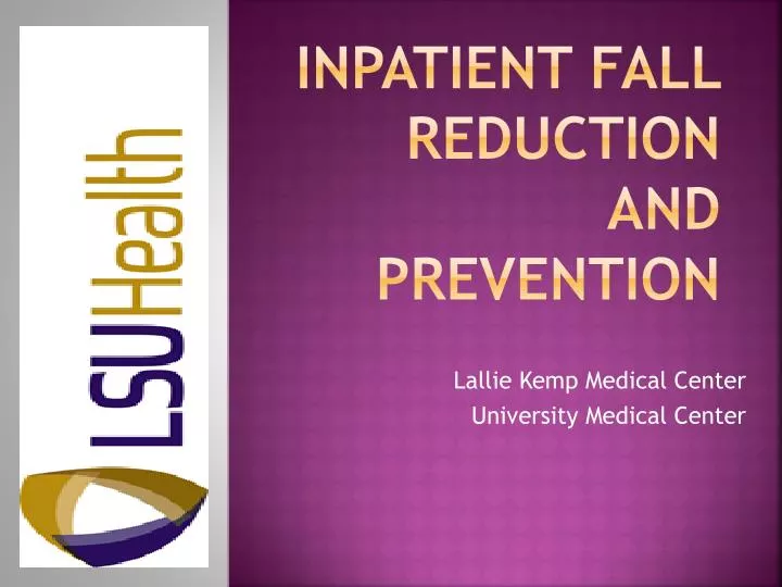 inpatient fall reduction and prevention