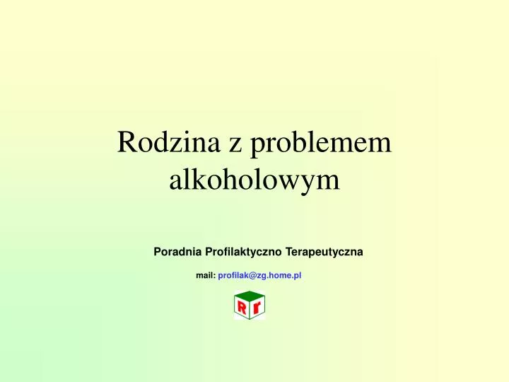 rodzina z problemem alkoholowym