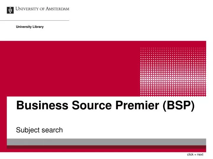 business source premier bsp