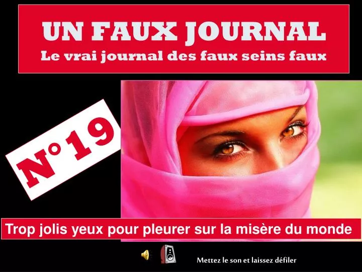 un faux journal le vrai journal des faux seins faux