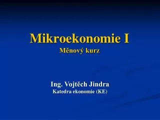 mikroekonomie i m nov kurz
