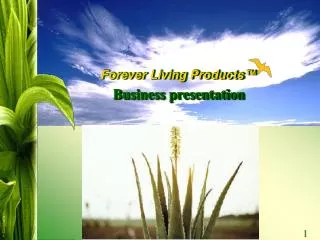 Forever Living Products™ Business presentation