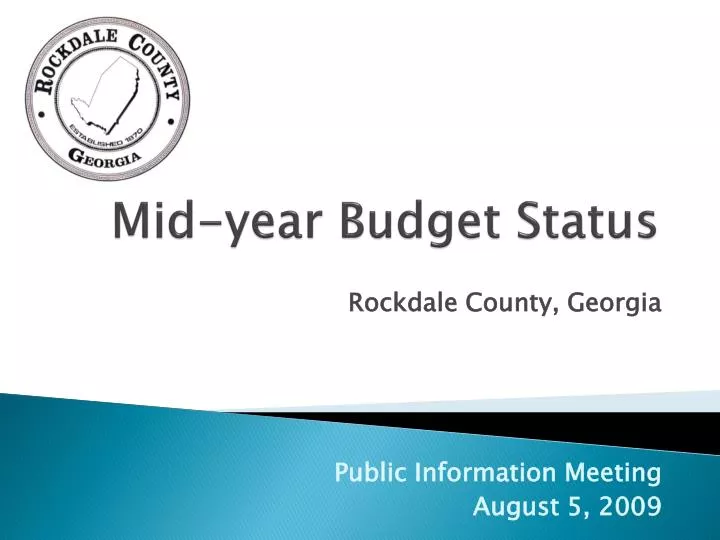 mid year budget status