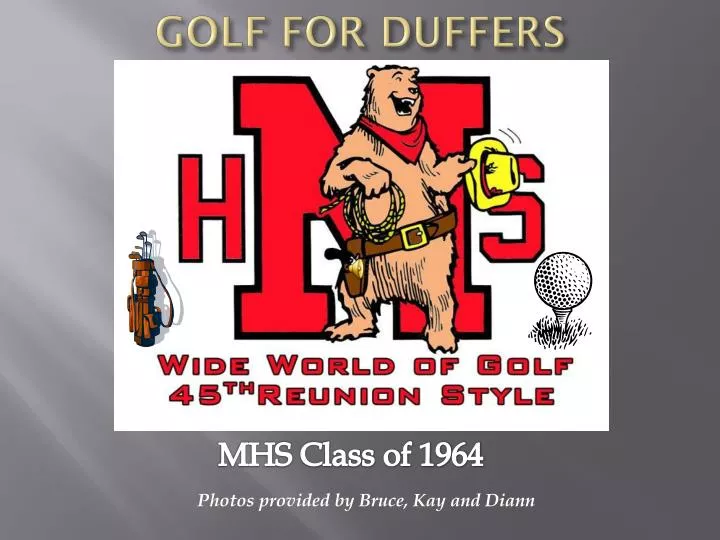 golf for duffers