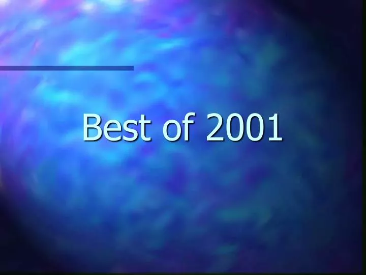 best of 2001