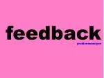 feedback - slide 1