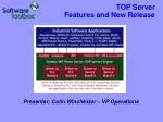 TOP Server Features and New Release - slide 1