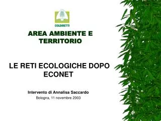 area ambiente e territorio