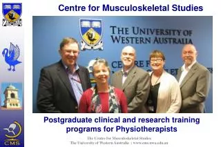Postgraduate clinical and research training programs for Physiotherapists