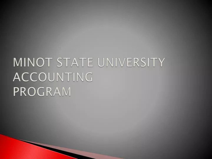 minot state university accounting program