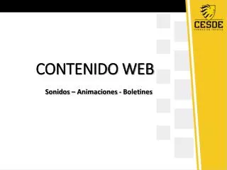 contenido web