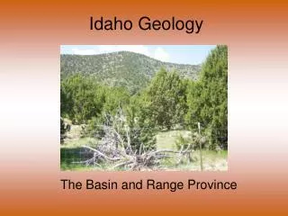 Idaho Geology