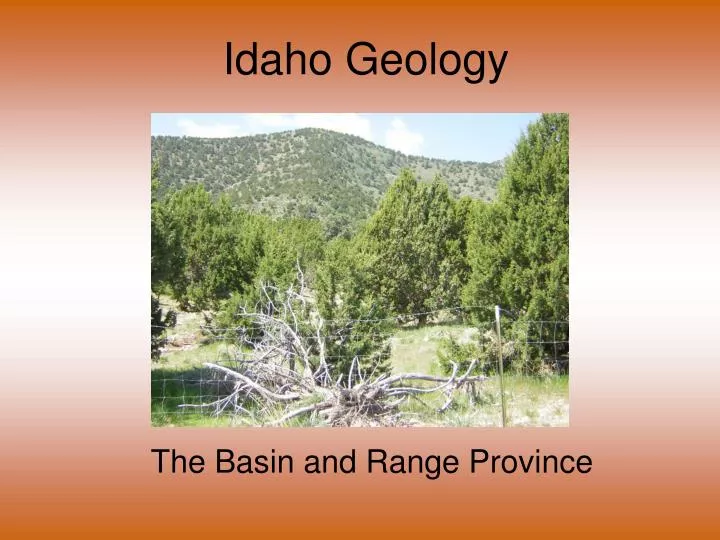 idaho geology