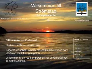 Välkommen till Strömstad