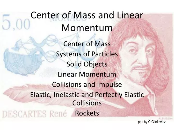 center of mass and linear momentum