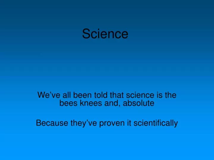 science