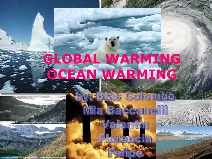 global warming ocean warming