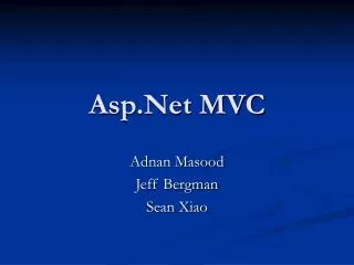 Asp.Net MVC