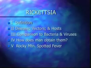 RICKETTSIA