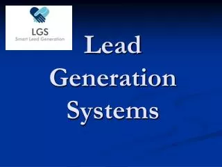 Lead Generation Systems