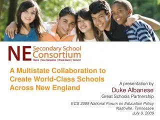 A Multistate Collaboration to Create World-Class Schools Across New England