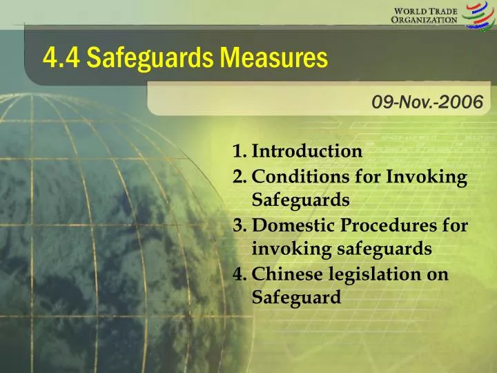 4 4 safeguards measures