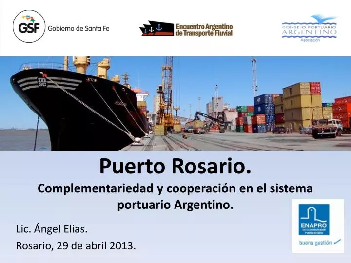 puerto rosario complementariedad y cooperaci n en el sistema portuario argentino