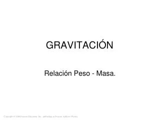 gravitaci n