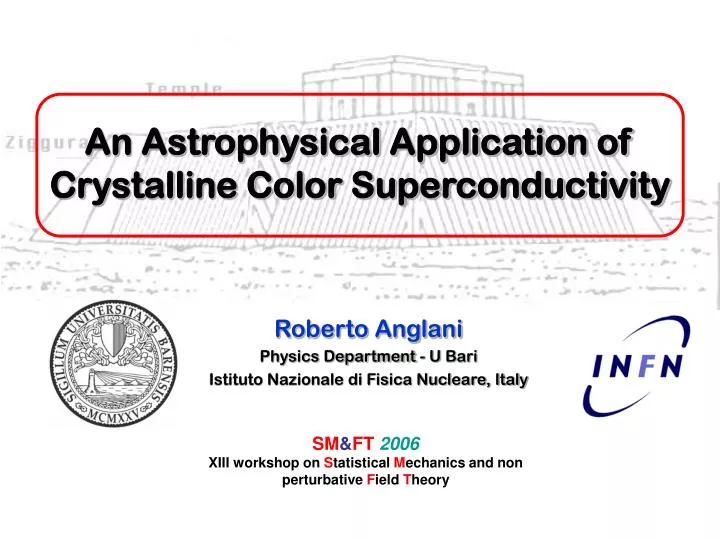 an astrophysical application of crystalline color superconductivity