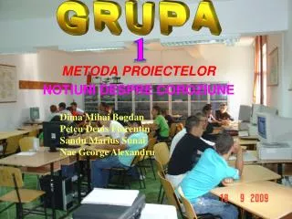 metoda proiectelor notiuni despre coroziune