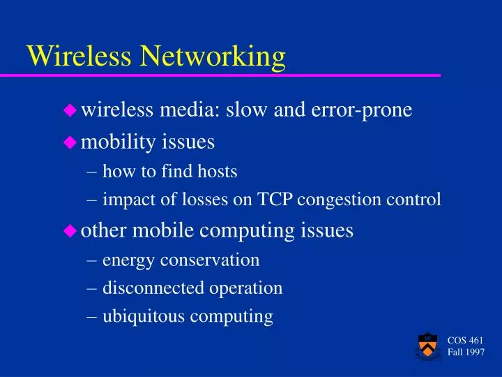wireless networking