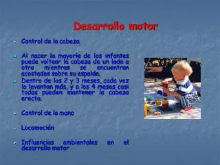 desarrollo motor
