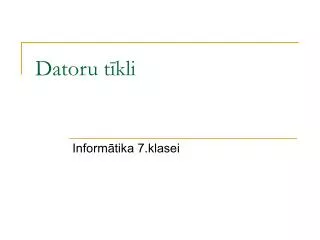 datoru t kli