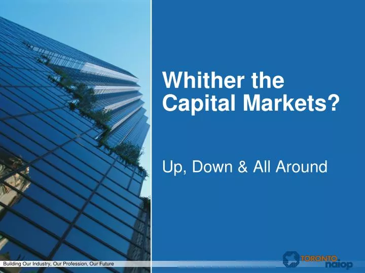 whither the capital markets