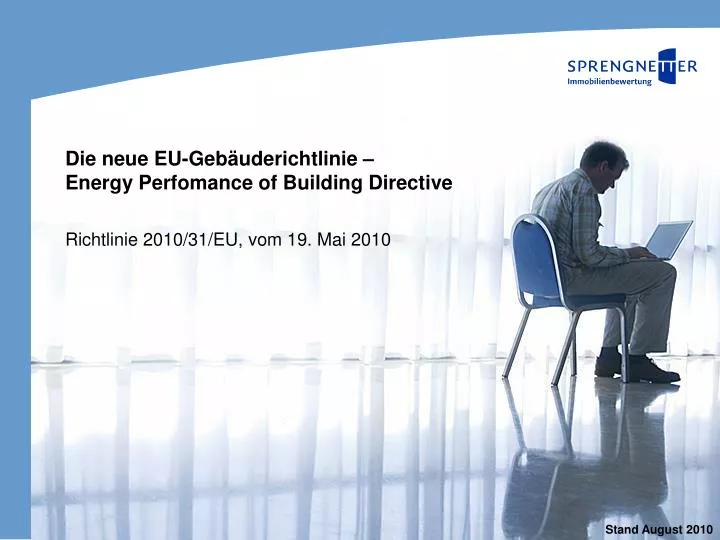 die neue eu geb uderichtlinie energy perfomance of building directive