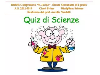 quiz di scienze