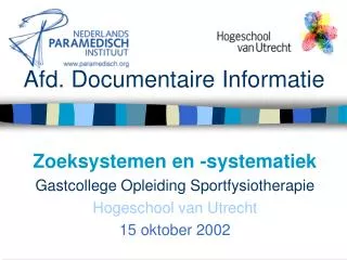 afd documentaire informatie