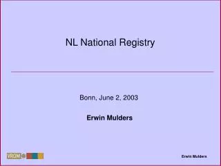 NL National Registry