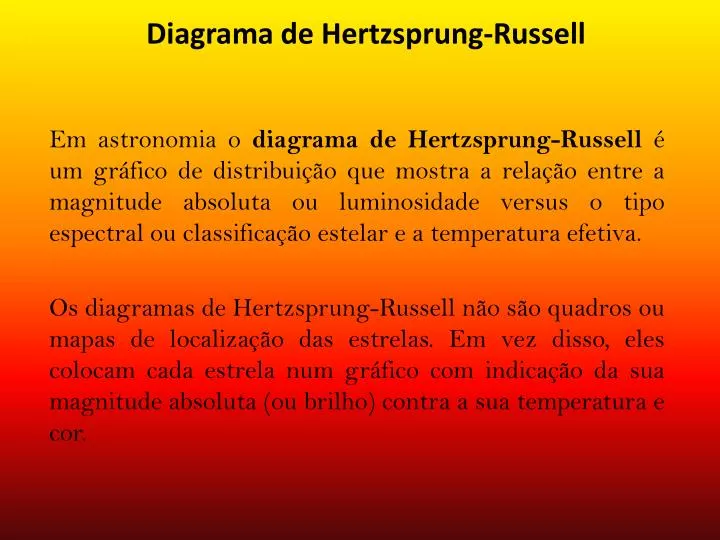 diagrama de hertzsprung russell