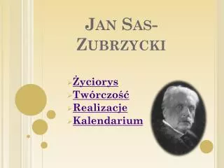 jan sas zubrzycki