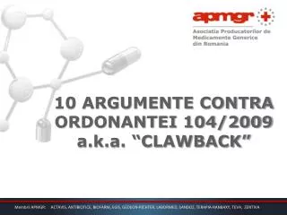 10 argumente contra ordonantei 104 2009 a k a clawback