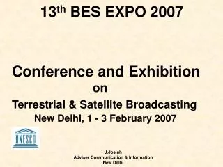 13 th BES EXPO 2007