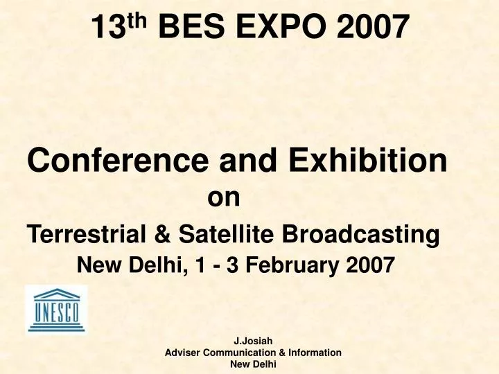 13 th bes expo 2007