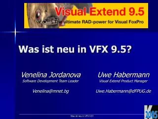 was ist neu in vfx 9 5