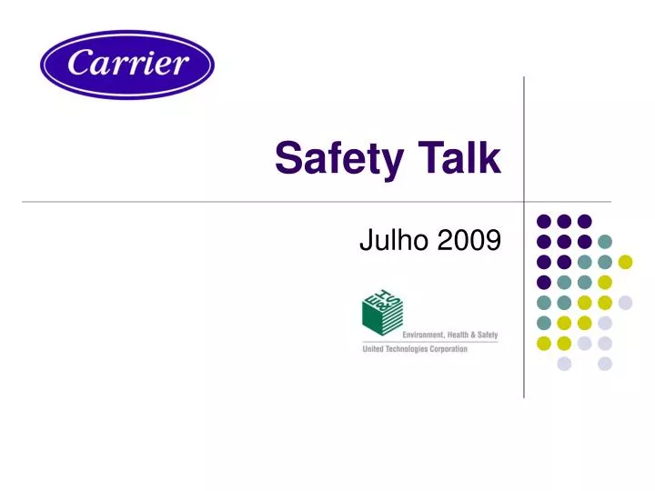 safety talk