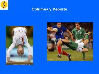 columna y deporte